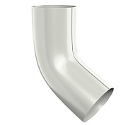 Колено трубы D100 (60°) Foramina PUR D125/100, RAL 9010
