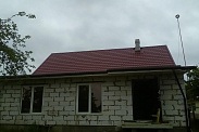 Металлочерепица и фронтоны в М.Коновалово