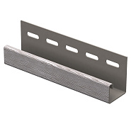 J-планка (J-trim) Ю-ПЛАСТ Timberblock Дуб серебристый