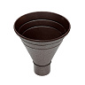 Воронка водосборная D300/100 Foramina Freeze D125/100, dark brown (темно-коричневый)