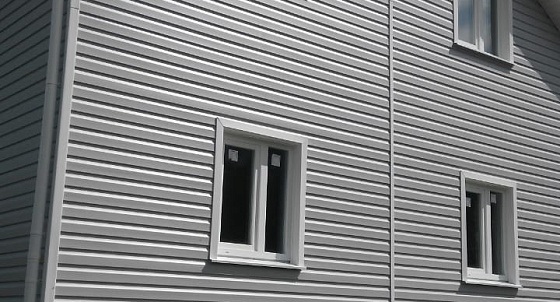 Монтаж винилового сайдинга пос. Победа