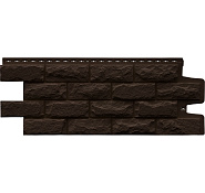 Фасадная панель Колотый камень Classic Шоколадный
