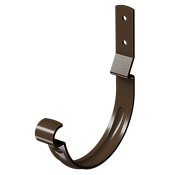 Карнизный крюк короткий Döcke STAL PREMIUM D125 Каштан