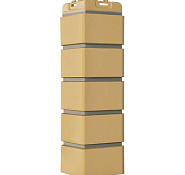 Угол фасадной панели наружный Клинкерный кирпич Design Песочный