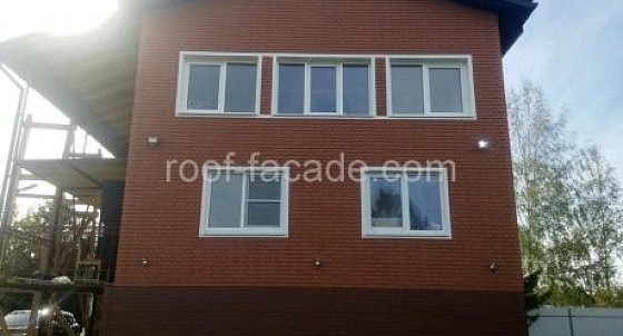 Облицовка фасадными панелями (Кобрино)