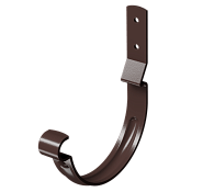 Карнизный крюк короткий Döcke STAL PREMIUM D125 Шоколад