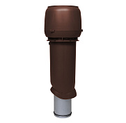Теплоизолированный вентиляционный выход Vilpe 160/225/700 для труб D110–160 мм Шоколадный