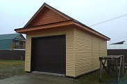 Облицовка виниловым сайдингом и можтаж ондулина в д. Малое Тешково