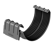 Соединитель желобов Döcke STAL PREMIUM D125 Графит