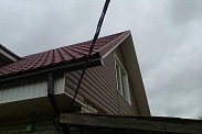 Металлочерепица и фронтоны в М.Коновалово