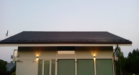 Монтаж металлочерепицы в КП "Три берега"