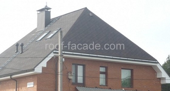 Монтаж гибкой черепицы (Вартемяги)