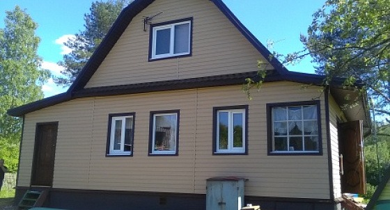 Монтаж винилового сайдинга в СНТ Василеостровское