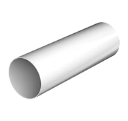 Труба 1,5м ТН ПВХ , белый, глянец