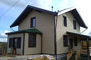Облицовка фасадными панелями в д. Сабск