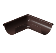 Угол внешний Döcke STAL PREMIUM 90⁰ D125 Шоколад