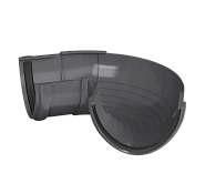 Угол желоба регулируемый 90°-150°ТН ПВХ, серый