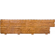 Формованный сайдинг Альта-Профиль, Сланцевая порода, Золотистый, 3140 x 270 мм
