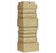 Угол фасадной панели наружный Сланец Classic Песочный