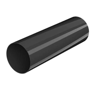 Труба ТН ПВХ, черный, глянец (3м)