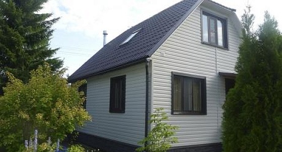 Монтаж металлочерепицы и облицовка виниловым сайдингом в Грузино