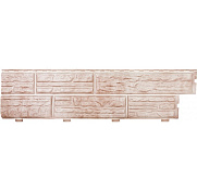 Формованный сайдинг Альта-Профиль, Сланцевая порода, Кремовый, 3140 x 270 мм