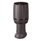 Выход вентиляции канализации неизолированный 110/500 с колпаком ВИЛПЕ FM Коричневый