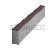 Steingot Бордюр Садовый 1000*200*80 Темно-коричневый