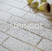 Steingot Тротуарная плитка Маринталь Белый гранит (Bianco Nero) 60 мм