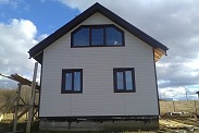 Отделка каркасного дома сайдингом