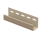 J-планка (J-trim) Ю-ПЛАСТ Timberblock Кедр Светлый