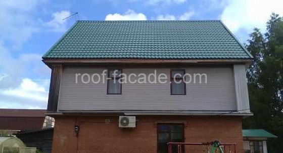 Монтаж металлочерепицы в Павловске