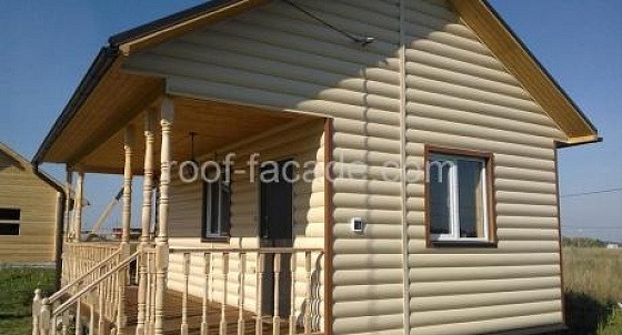 Облицовка виниловым блок-хаусом (Гостилицы)