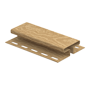 Соединитель (H-профиль) Ю-ПЛАСТ Timberblock Кедр Янтарный