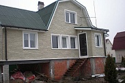 Облицовка фасадными панелями (Кипень)