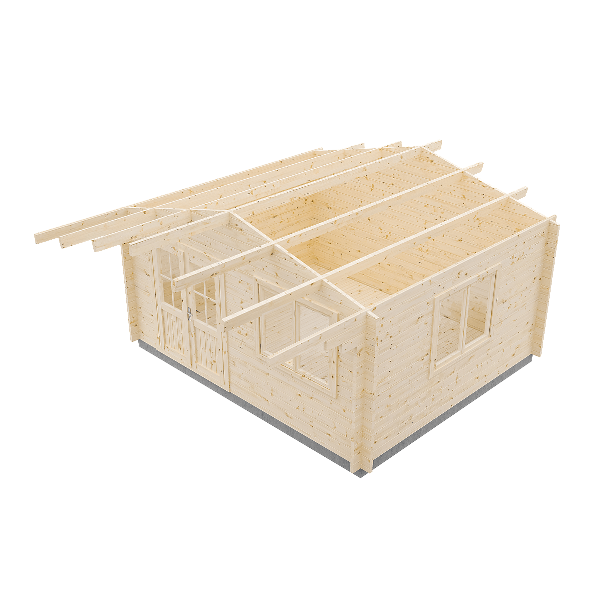 Садовый дом 17 (Стандарт) - брус 44 мм