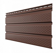 Софит полностью перфорированный ТЕХНОНИКОЛЬ Каштан 3×0,34 м