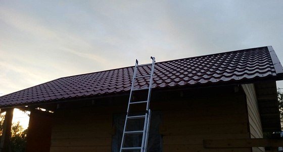 Монтаж металлочерепицы Дунай