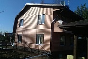Монтаж винилового блокхауса Docke WoodSlide