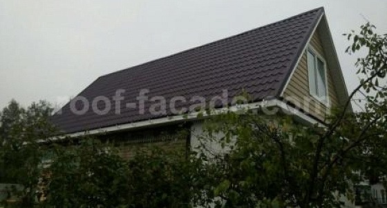 Монтаж мет. черепицы и сайдинга в Старо-Паново (май 2015)