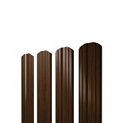 Штакетник Twin Фигурный Grand Line 0,45 Colority Print Choco Wood
