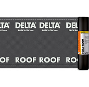 Гидроизоляционная плёнка/подкладочный ковёр DELTA-ROOF, 1,5х50, 75м²