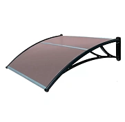 Усиленный защитный козырек  Fakro STOPrain 150,5х107х31,5 см (бронзовый/черный) 