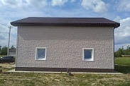 Отделка дома фасадными панелями СНТ Просторы