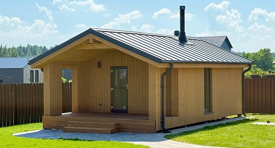 Фальц на баню HYTTE 28 Scandi Баня в п. Сочи
