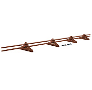 Снегозадержатель для фальцевой кровли Grand Line 3м RAL 8004