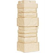 Угол фасадной панели наружный Сланец Classic Бежевый