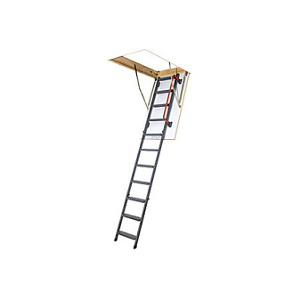 Чердачная лестница металлическая складная Fakro LMK 70х140/305