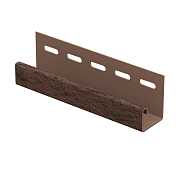 J-планка (J-trim) Ю-ПЛАСТ Камень Жженый