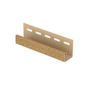 J-планка Ю-ПЛАСТ Стоун-Хаус (Stone House) Клинкер Горчичный (р)